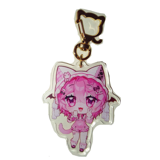 NyaruVT "Happy" acrylic pendant