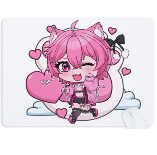 NyaruVT "Nya~" Mouse Pad (Small)