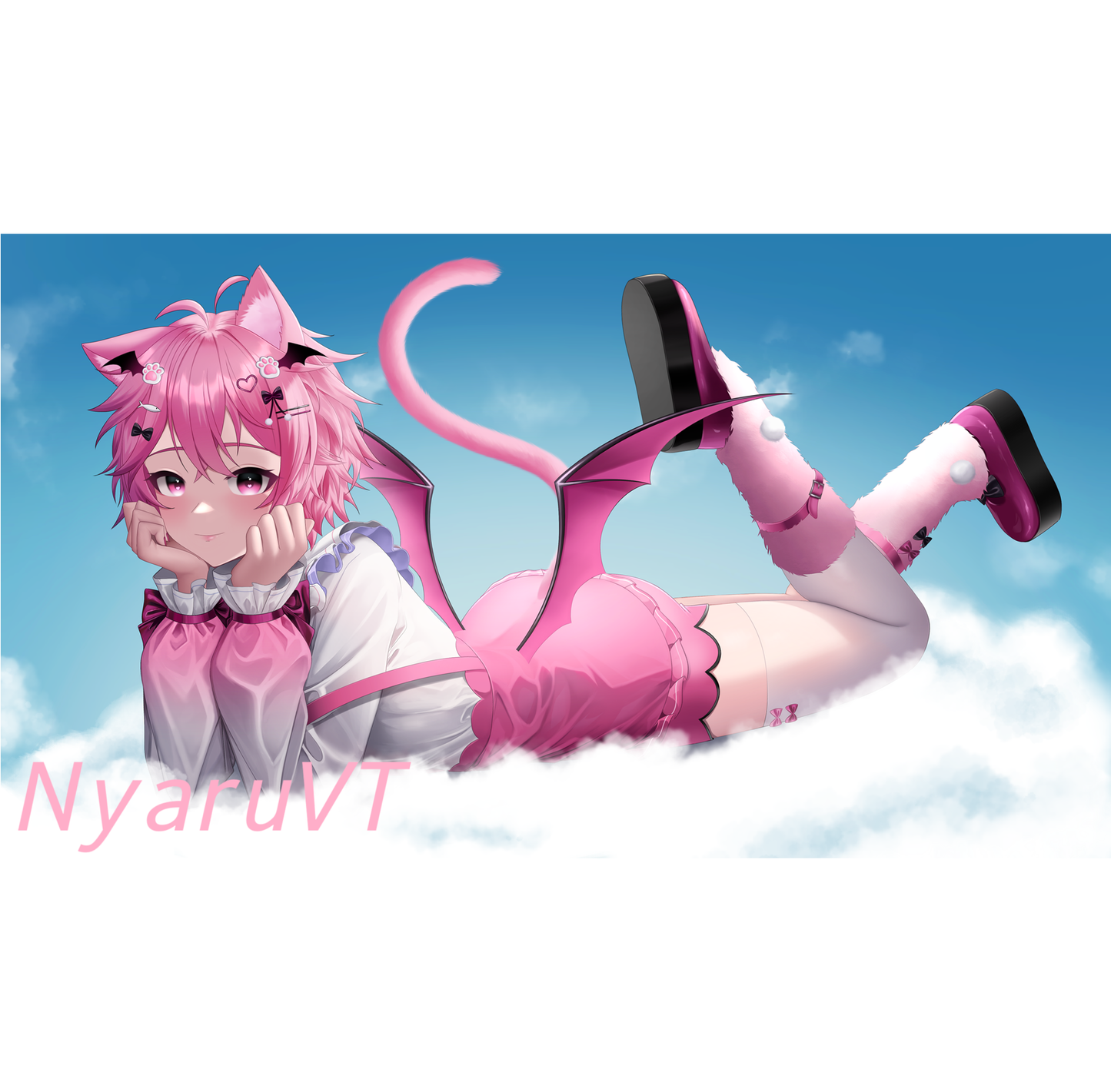 NyaruVT "Cloud" postcard 