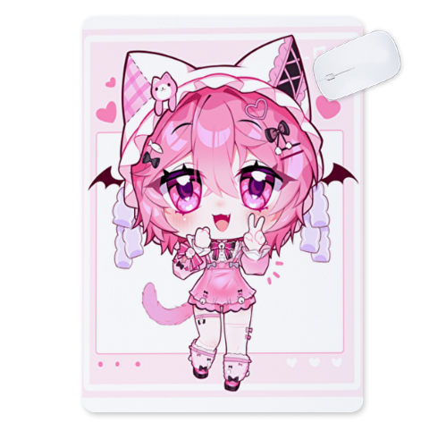 NyaruVT "Peace" Mouse Pad (Small) (Portrait)